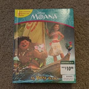 Disney Moana Adventure Busy book with Figurines